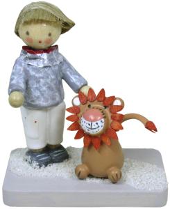 Flade Junge mit Löwe  (Flade 5260) Junge mit Löwe